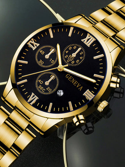 Reloj Ouro Prestige - Conjunto Exclusivo de Reloj Masculino