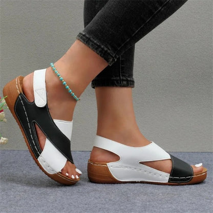 Sandalias Wedge Mix Color para Mujeres – Verano