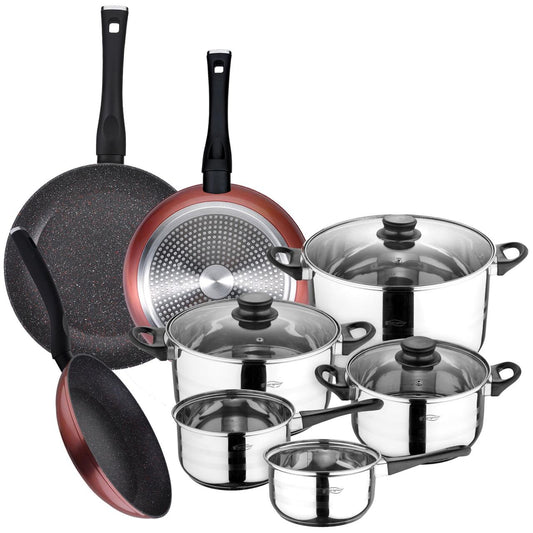 Pack de 3 Sartenes y Batería de Cocina San Ignacio Cassel